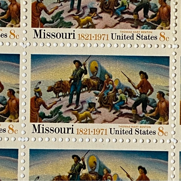 Missouri Stamps 1821 - 1971 US SCOTT 1426 Full Sheet Of 50 8 Cent MNH Vintage - Picture 2 of 12